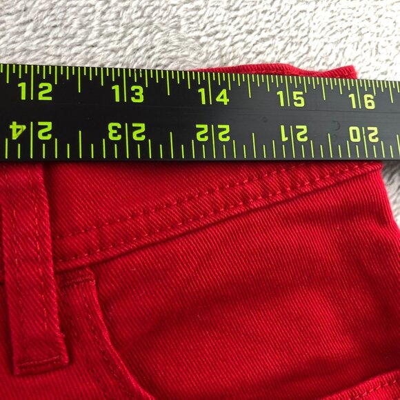 Lee Womens Pants Size 31 Measured Straight Leg Classic Red Twill Travel Casual - Picture 4 of 11